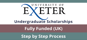 University of Exeter Undergraduate Scholarship 2024/2025