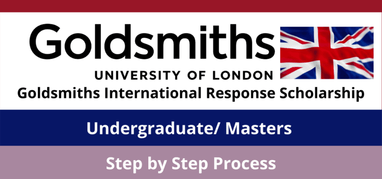 Goldsmiths International Response Scholarship 2024/2025